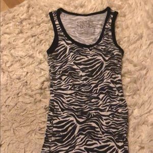 Zebra Tank top